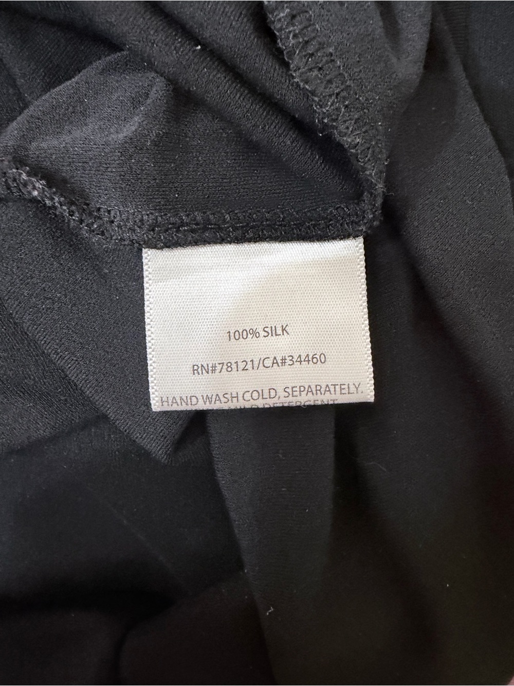 Eileen Fisher 100% Silk Semi Sheer Top L - Picture 5 of 5
